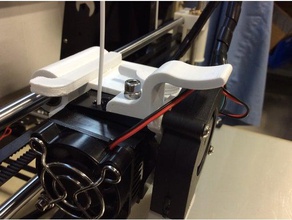 filament release lever 3d printer parts anet a8 upgrade handle 3d print model - Mito3D