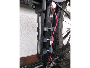 bottle style accu battery holder brackets pedelec & e-bike sport outdoors bike ebike mounting bracket water 3d print model - Mito3D