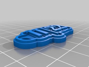 11 22 keychains customized 3d print model - Mito3D