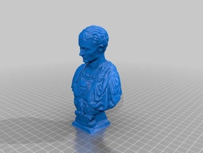 busto de césar las esculturas 3d print model - Mito3D