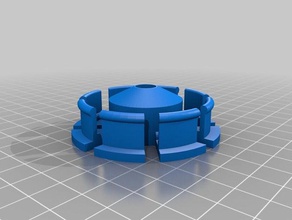 clas ohlson + prima 1kg 53mm filamento del cubo carrete de rodamiento 608zz Impresora 3d accesorios personalizado 3d print model - Mito3D