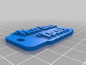 karina isael keychains customized 3d print model - Mito3D