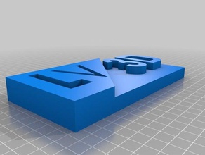 lv3d trophée L'impression 3d teamlv3d 3d print model - Mito3D