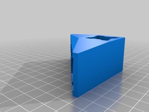 my customized parametric v-slot corner bracket 3d printing 3d print model - Mito3D