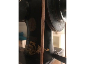 chanteur coupeur de ceinture ménage ancien la pédale machine à coudre singer 3d print model - Mito3D