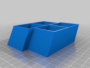 box Container storage 3d print model - Mito3D