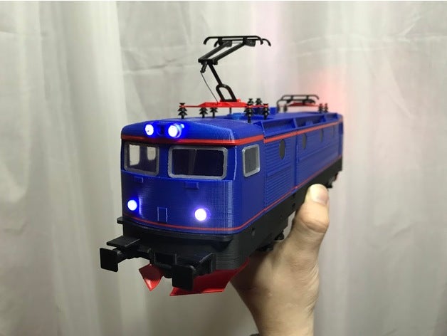 Lok rc6 os-Bahn - komplett in 3d-printable-Bahn-system diy arduino lego Eisenbahn Modelleisenbahnen openrailway Spielzeugeisenbahn 3D print model - Mito3D