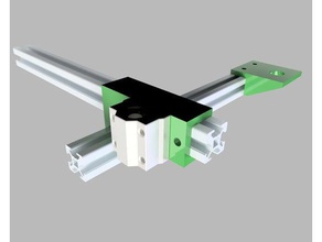 hipercubo s tuga Impressora 3d de peças 2020 extrusão corexy 3d print model - Mito3D