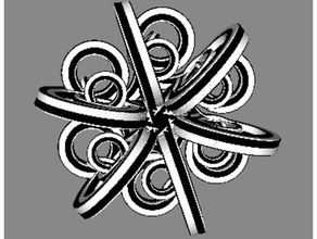 geometrik spiral matematik sanatı 3d print model - Mito3D
