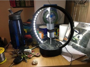 magnet lamp household bedside work 3d print model - Mito3D