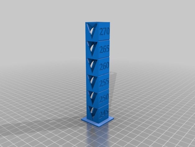 08 alle Metall-Turm 3d-Druck-tests kundengebundene 3D print model - Mito3D