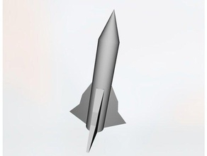 mini rocket diy rocketry rockets 3d print model - Mito3D