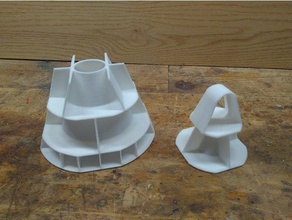 vex vrc zone cone 2 parts robotics 3d print model - Mito3D