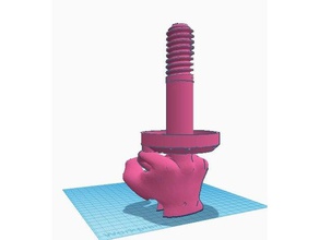 top mounted spool-Halter 3d Drucker Zubehör filament-Halter filament spool holder tevo tarantula 3d print model - Mito3D
