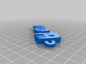 funky keychains customized 3d print model - Mito3D
