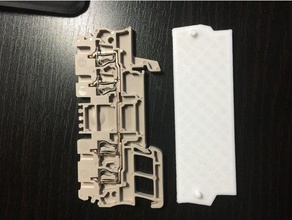 weidmuller terminal block cover parts 3d print model - Mito3D