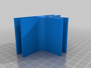 caja de cd estante t soporte organización personalizado 3d print model - Mito3D