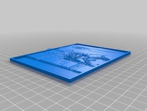 star vs fuezas del mal lithopane 2d art customized 3d print model - Mito3D