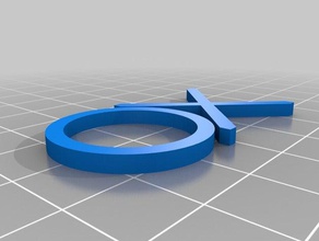 tic tac toe pieces 3d printing tests 3d print model - Mito3D