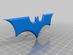 batarang props de batman 3d print model - Mito3D