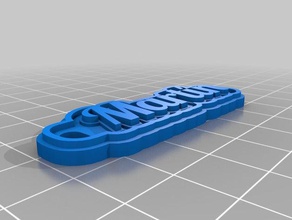 mart n llaveros personalizado 3d print model - Mito3D