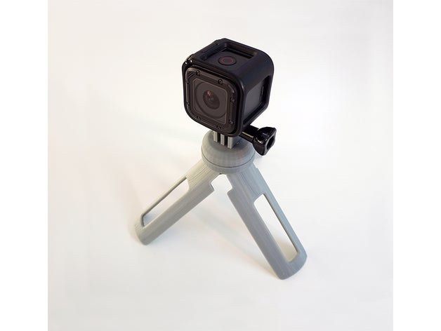 gopro tripod grip camera diy mount selfie vectary 3D print model - Mito3D