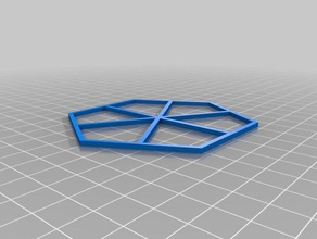 solid hex easier printing 3d tests 3d print model - Mito3D