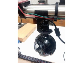 webcam logitech quickcam orbit af holder mpcnc camera add-on 3d print model - Mito3D
