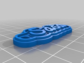 sa keychains customized 3d print model - Mito3D