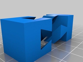 il mio personalizzato impossibile a coda di rondine i puzzle su misura 3d print model - Mito3D