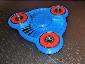turbina do ventilador giratório brinquedos & games fidget mão 3d print model - Mito3D