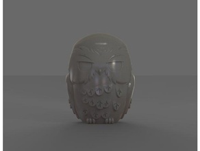 owl a los animales animal de aves llavero el cuero la noche escultura piedra 3d print model - Mito3D