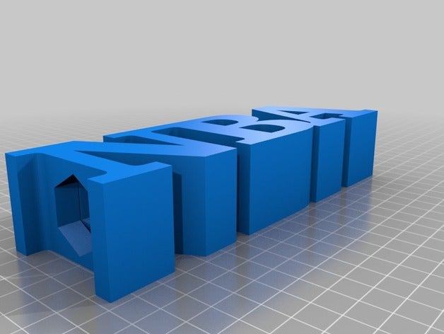 tristan sinais e logotipos personalizado 3D print model - Mito3D