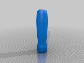 my customized profiled handle 40mm hand tools 3d print model - Mito3D