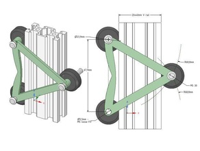 regler 2040 openbuilds v-Ausschnitt 3d-Drucker Teile tronxy x1 z-wobble 3d print model - Mito3D