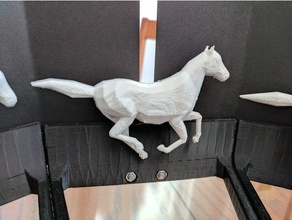 ponytrope zoetrope mekanik oyuncaklar hayvan rulman at 3d print model - Mito3D