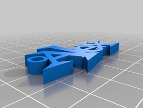 alex key ring i portachiavi su misura 3d print model - Mito3D
