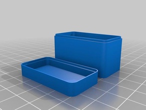 20 40 25 2 pieza caja organización personalizado 3d print model - Mito3D