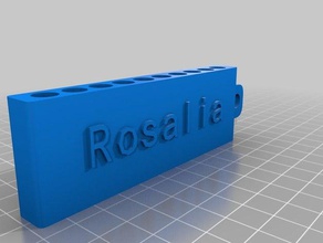 rosalia golf tee carrier sport & outdoors customized 3d print model - Mito3D