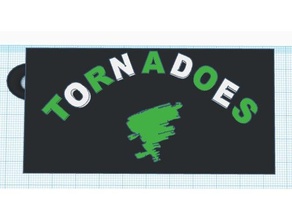 tornado llavero accesorios storm lake los tornados 3d print model - Mito3D