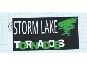 tornadoes accessories keychain middle school storm lake 3d print model - Mito3D