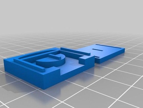 identificador de chave aperto coisinha luz-chaves chaveiros tampo key fob chaveiro 3d print model - Mito3D