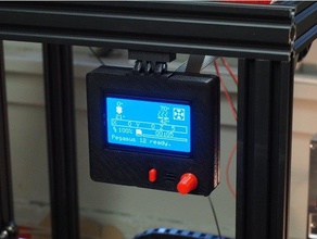 reprapdiscount grafik Akıllı lcd denetleyicisi durumunda tam 3d yazıcı aksesuarları durumda elektronik kasa konut makerfarm pegasus 3d print model - Mito3D