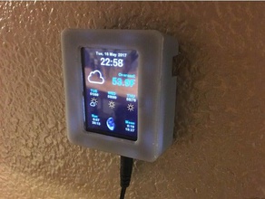 esp8266 wifi weather station permanent wall-mount edition 3d print model - Mito3D