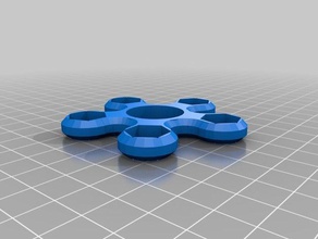 penta spinner juguetes mecánicos personalizado 3d print model - Mito3D
