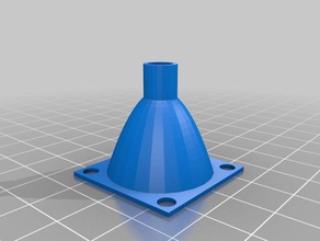 el flujo de aire adaptador La impresión en 3d 3d print model - Mito3D
