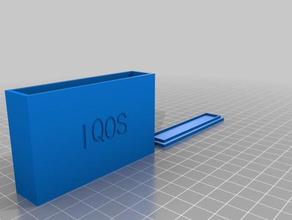iqos box 2 containers customized 3d print model - Mito3D