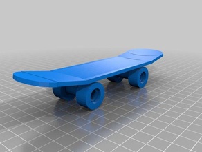 skateboard 3d-drucken 3d print model - Mito3D