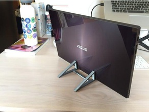 asus mb169b+ stand office 3d print model - Mito3D