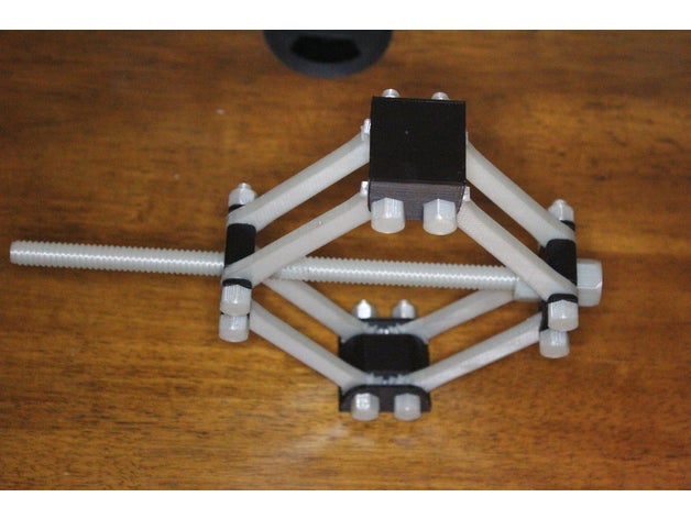 scissor jack engineering instructables 3D print model - Mito3D